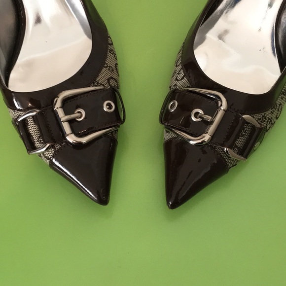 Guess sling back buckle heels. - Picture 5 of 5